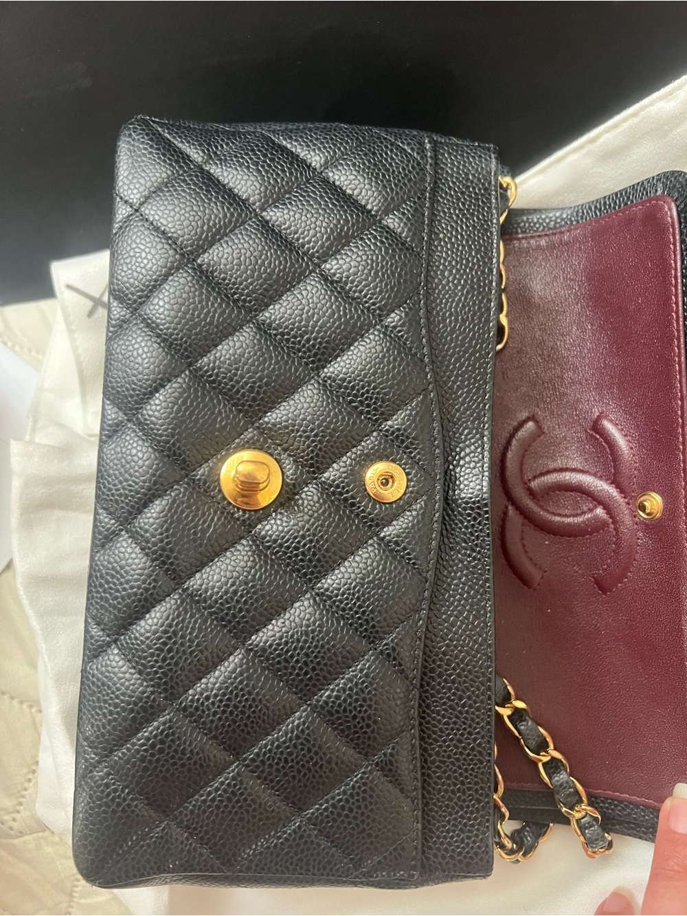 Chanel Classic Double Flap Caviar GHW - Picture 5 of 9